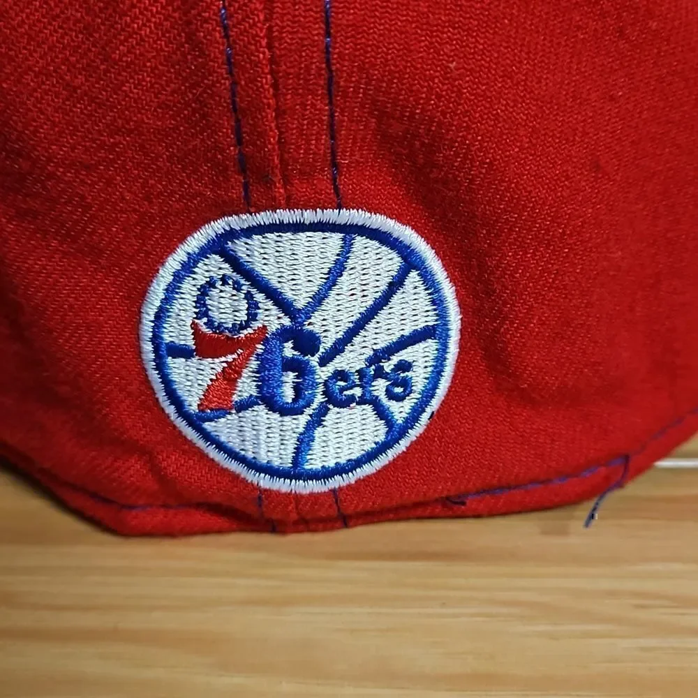 New Era Philadelphia 76ers 59Fifty NBA Throwback 7 1/4 Fitted Hat Cap